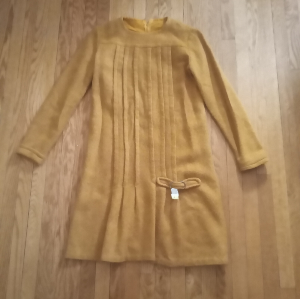 Authentic vintage mod wool dress